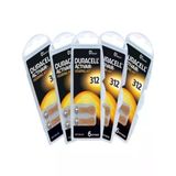 Duracell 312 Numara Kulaklık Işitme Cihazı Pili 5 Paket X 30 Adet