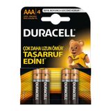 Duracell 4'lü Basic İnce Kalem Pil