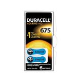 Duracell 675 No Kulaklık Pili 6lı Paket - Gri