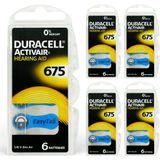 Duracell 675 Numara 6x5 30 Adet Kulaklık İşitme Cihazı Pili