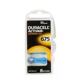 Duracell 675 Numara Düğme Kulaklık Pili İşitme Cihazı İçin 6'Lı Paket (Kdo)