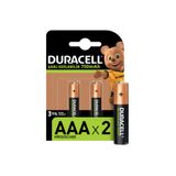 Duracell 750 mAh 2'li Şarj Edilebilir AAA İnce Kalem Pil