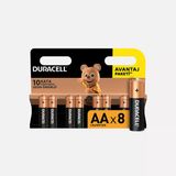 Duracell 8'li Alkalin AA Kalem Pil (6'li Paket)