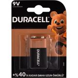 Duracell 9 Volt Alkalin Kare Pil Gaz Duman Dedektörü , Radyo , Alarm Cihazı Yassı Pil 6LR61 9V Pil
