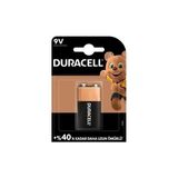 Duracell 9 Volt Kare Pil Tek Kullanımlık 1 Adet Alkalin Yüksek Performanslı Pil