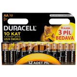 Duracell AA 12'li İnce Pil