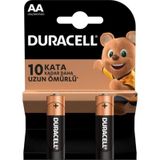 Duracell | AA Alkalin Kalem Pil, 2'li Paket, Uzun Ömürlü Güç, Oyuncaklar ve Uzaktan Kumandalar İçin İdeal