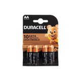 Duracell Aa Kalem Pil 4Lü - Uzun Ömürlü Alkalin Pil 2'Li Ekonomik Paket