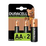 Duracell Aa Şarjlı 2500 Ma Pil - Sarı - 2 Adet