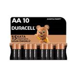 Duracell AA10 Alkalin Kalem Pil 10’lu Avantaj Paketi – Uzun Ömürlü & Yüksek Performans