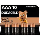Duracell Aaa Alkalin İnce Kalem Pil 10'Lu Paket / X 12 Adet