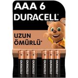 Duracell AAA Alkalin İnce Kalem Pil (6'lı paket) 1,5 V LR03/MN2400
