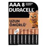 Duracell AAA İnce Kalem 8 Adet Pil
