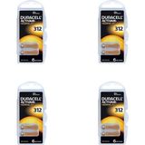 Duracell Actıv 312 Numara 1,5 V Voltajlı Yüksek Performanslı Saat Pili 24 Lü (4 Paket 24 Adet)
