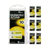 Duracell Activair 10 Numara Işitme Cihazı Pili 60'Lı