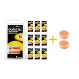 Duracell Activair 13 Numara Nem Alıcı Tabletli 10 Paket x 6 60 Adet İşitme Cihazı Pili