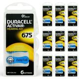 Duracell Activair 675 İşitme Cihazı Pili 60 Adet 1,5 V Uzun Ömürlü Saat Pili