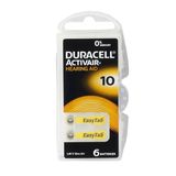 Duracell Activair İşitme Cihazı Pili 10 Numara 6 Lı