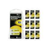 Duracell Aktivair 10 Numara Işitme Cihazı Kulaklık Pili (6X10=60ADET)