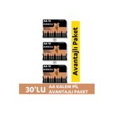 Duracell Alkalin Aa Kalem Pil 1,5V Lr03/Mn2400 30'Lu Paket