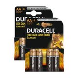 Duracell Alkalin Aa Kalem Pil 4lü x 2 Adet - 8'li
