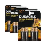 Duracell Alkalin Aa Kalem Pil 4lü x 3 Adet - 12'li