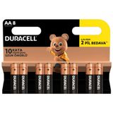 Duracell Alkalin AAA 6+2 Paket Kalem Pil