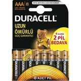 Duracell Alkalin Aaa Ince Kalem Pil 6x2