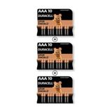 Duracell Alkalin AAA İnce Kalem Piller 30'lu Paket