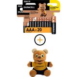 Duracell Alkalin Aaa Piller Ve Ayıcık 20 Adet Pil