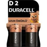 Duracell Alkalin D Pil, 1,5V (LR20 / MN1300), 2 li Paket 4 ADET