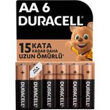 Duracell Alkalin Kalem Pil 6 Adet Aa Kalem Pil