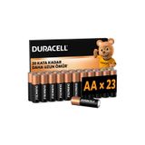 Duracell BASIC AA Alkalin Kalem Pil (23'lü Paket) – 1,5V