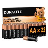 Duracell BASIC AA Alkalin Kalem Pil (23'lü Paket) – 1,5V