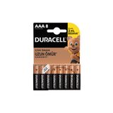 Duracell Basic Alkalin AAA 8'Li İnce Pil