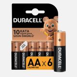 Duracell Basic Kalem Pil 6'lı Aa (2'li Paket)