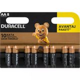 Duracell Basic Kalem Pil 8 Adet Aa