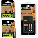 Duracell Cef 14 Pilli Şarj Cihazı ve Şarj Edilebilir 2 Adet 1300 Mah 6 Adet 750 Mah Pil Paketi