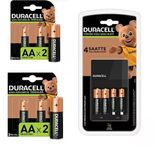 Duracell Cef 14 Şarj Cihazı ve Şarj Edilebilir 2 Adet 750 Mah Aaa 6 Adet 1300 Mah Aa Şarj Edilebilir Pil