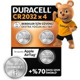 Duracell Cr 2032 Lityum Düğme Pil (4’lü Paket) 3V, (CR2032) - 1 Adet