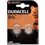 Duracell CR2016 3V 20'li Lityum Düğme Pil
