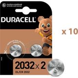 Duracell CR2032 3V 20'li Lityum Düğme Pil