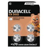 Duracell Cr2032 Lityum Düğme Pil 4’Lü Paket 3V (Cr2032)
