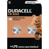 Duracell Cr2032 Lityum Düğme Piller 3V (2’Li Paket)