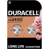 Duracell CR2450 düğme pil (2 adet), CR 2450 lityum düğme pil 3 V