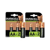 Duracell HR6 1300 mAh AA 4'lü Şarj Edilebilir Pil