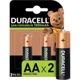 Duracell Kalem Pil 1300 Mah.şarjlı ( 2 Li Bls)