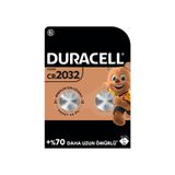 Duracell Lityum Düğme Pil 2032 3 Volt Duracell Lityum Düğme Pil 2032 3 Volt 2'li