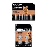 Duracell LR03-MN2400 10’lu Paket + CR2032 4’lü Paket Pil