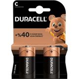 Duracell LR14/MN1400 C Orta Boy Şarjlı Pil 2'li Paket 1.5 V Yüksek Performanslı Uzun Ömürlü